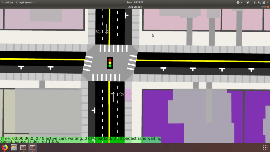 traffic signal UI