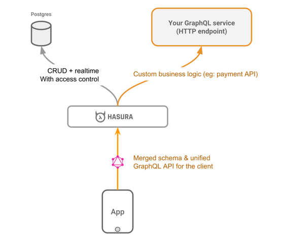 Remote schema architecture diagram