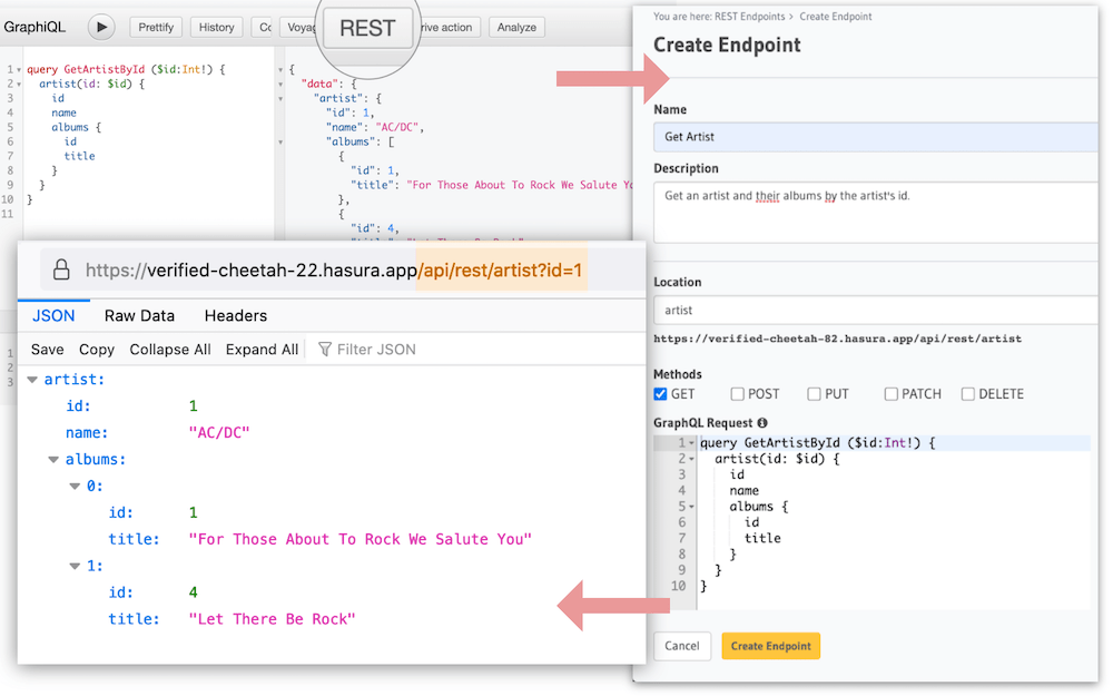 Instant secure REST APIs for SQL Server with Hasura