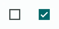 Image of a checkbox with a different theme applied